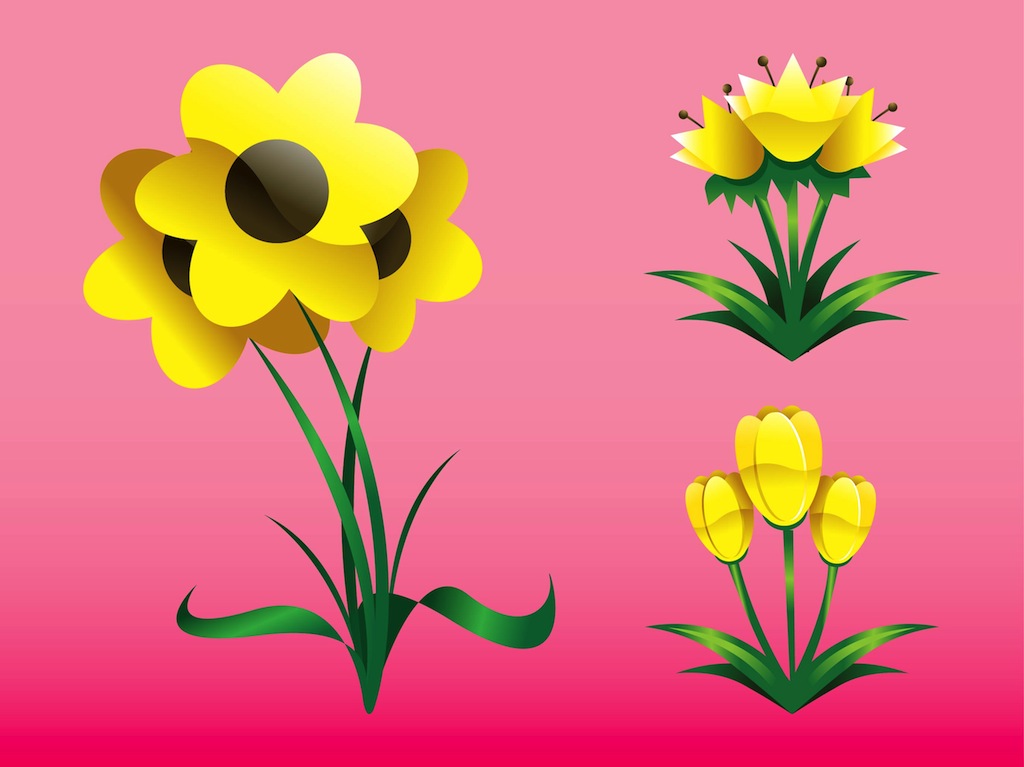 Spring Flowers Graphics