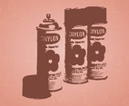 Spray Cans Vector