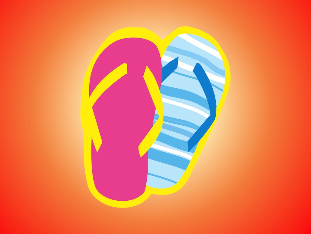 Flip Flops Vector