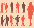 Vector Business Silhouettes