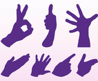 Hand Gestures Set