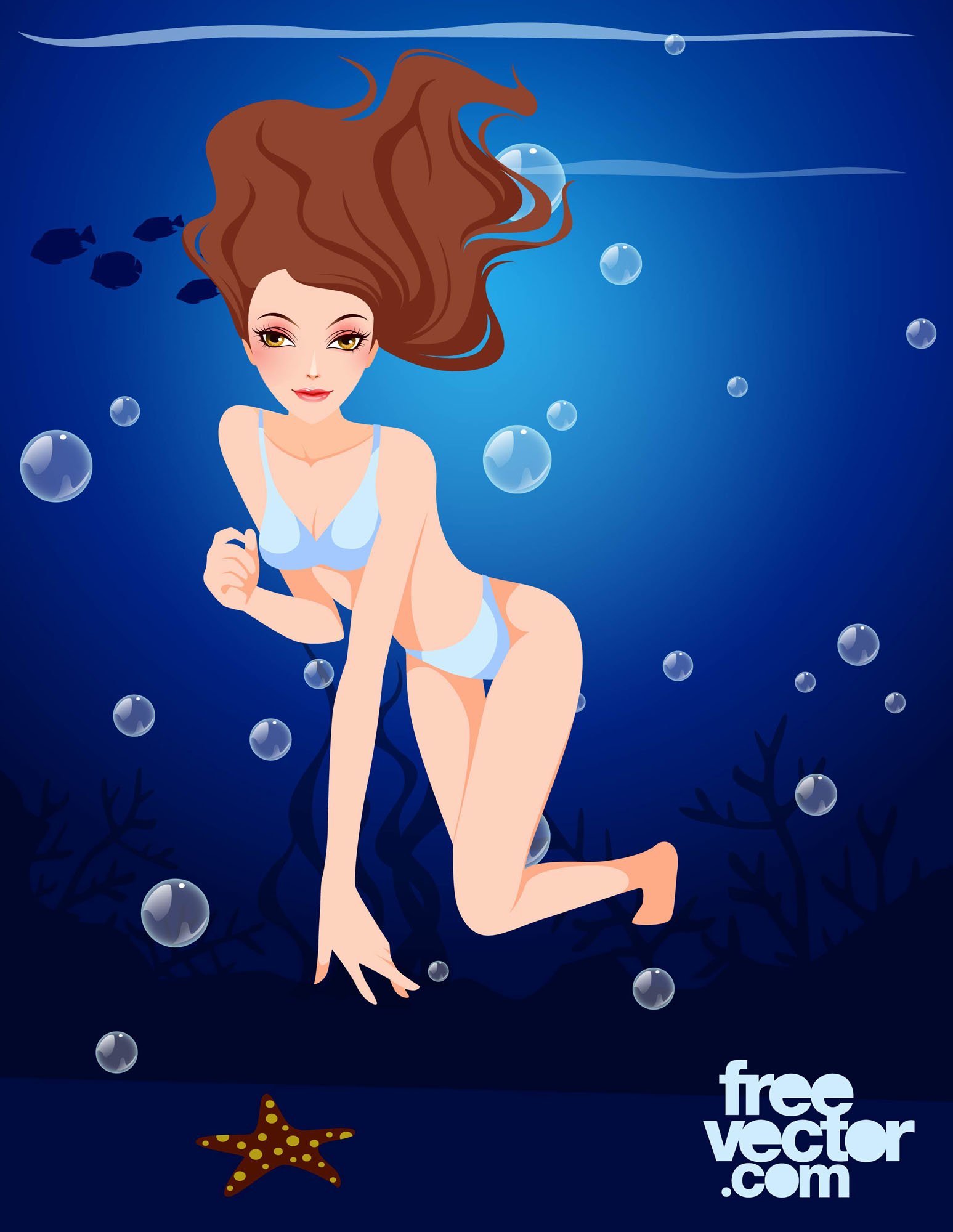 Swimming Girl