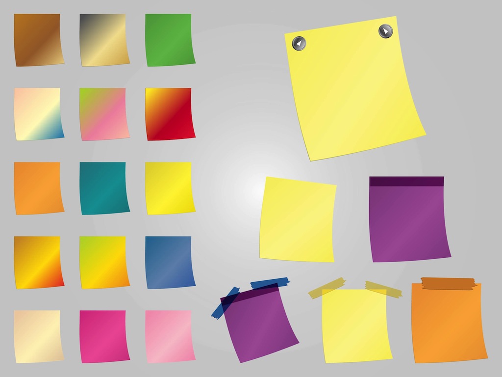 Colorful Post-It Notes