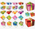 Vector Christmas Presents Pack