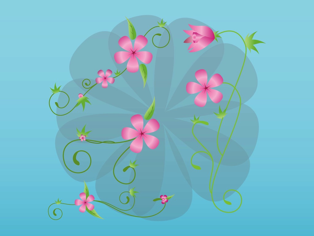 Retro Flowers