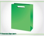 Green Paper Bag Vector