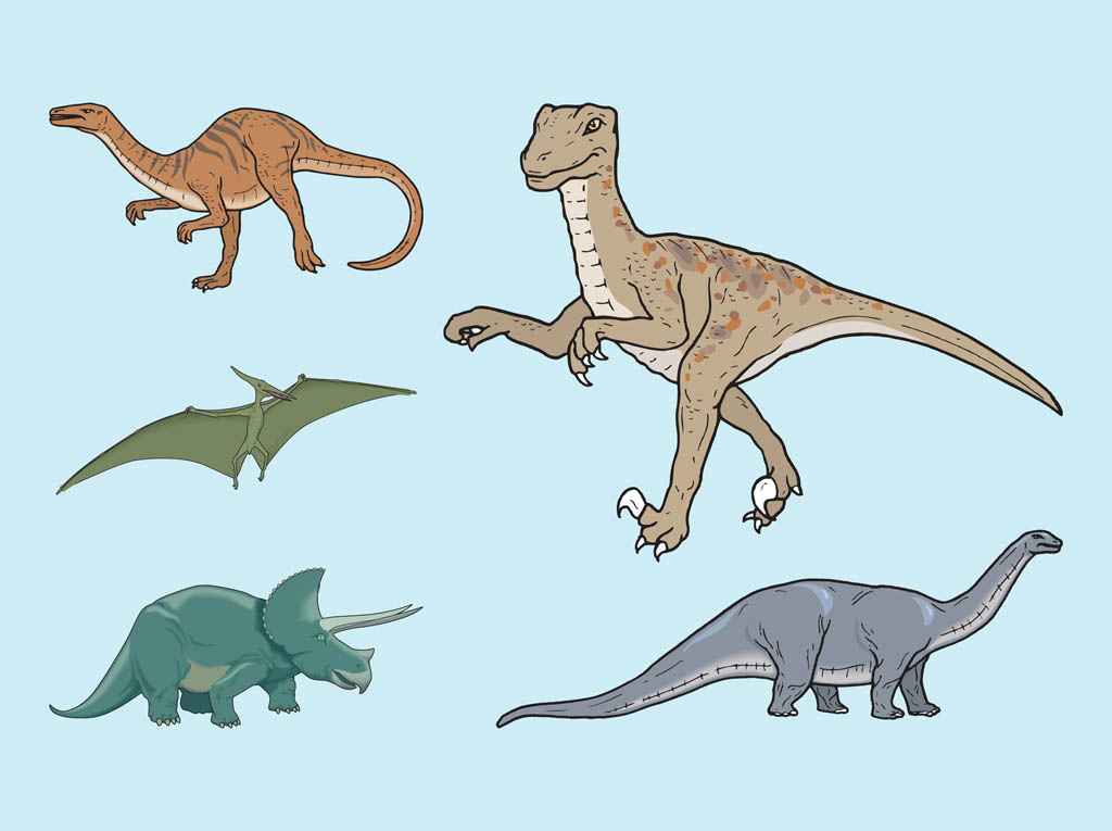 Dinosaurs Vectors