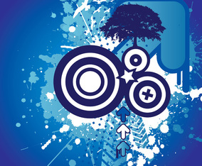 Splatter Tech Vector Background Vector Art & Graphics | freevector.com