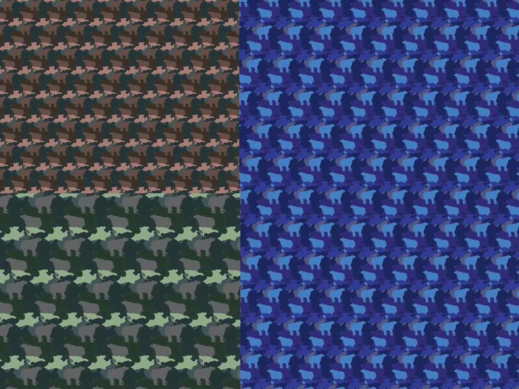 Camouflage Bears