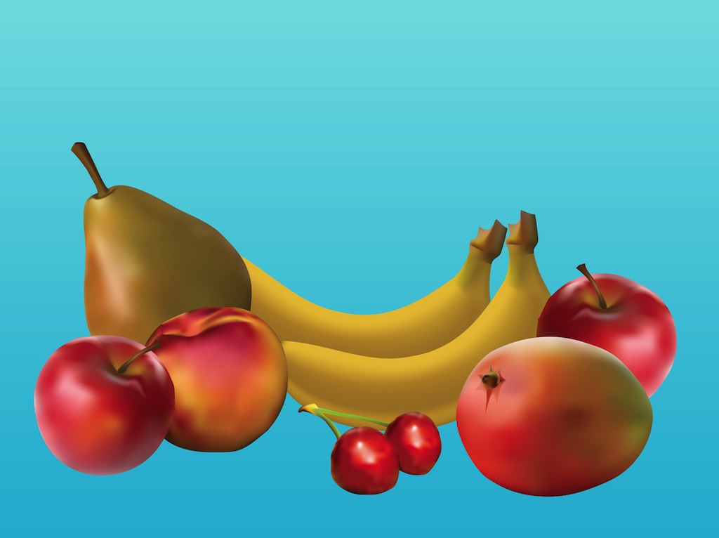 Realistic Vector Fruits