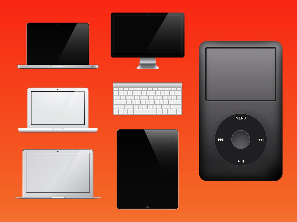 Apple Products Vector