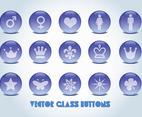 Vector Glass Buttons