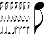 Musical Notes Set