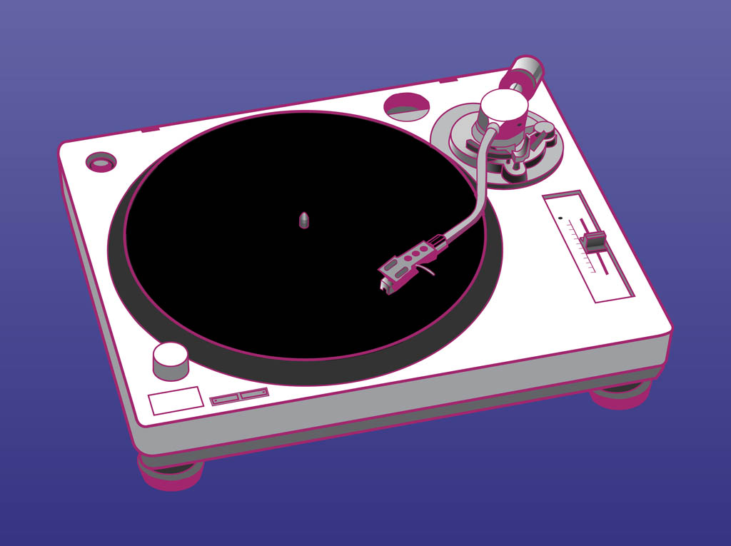 Turntable Vector Graphics