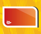 Orange Sticker Template