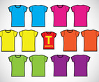 Girls T-Shirts Template Vectors