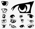 Vector Anime Eyes