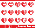 Heart Shaped Icons