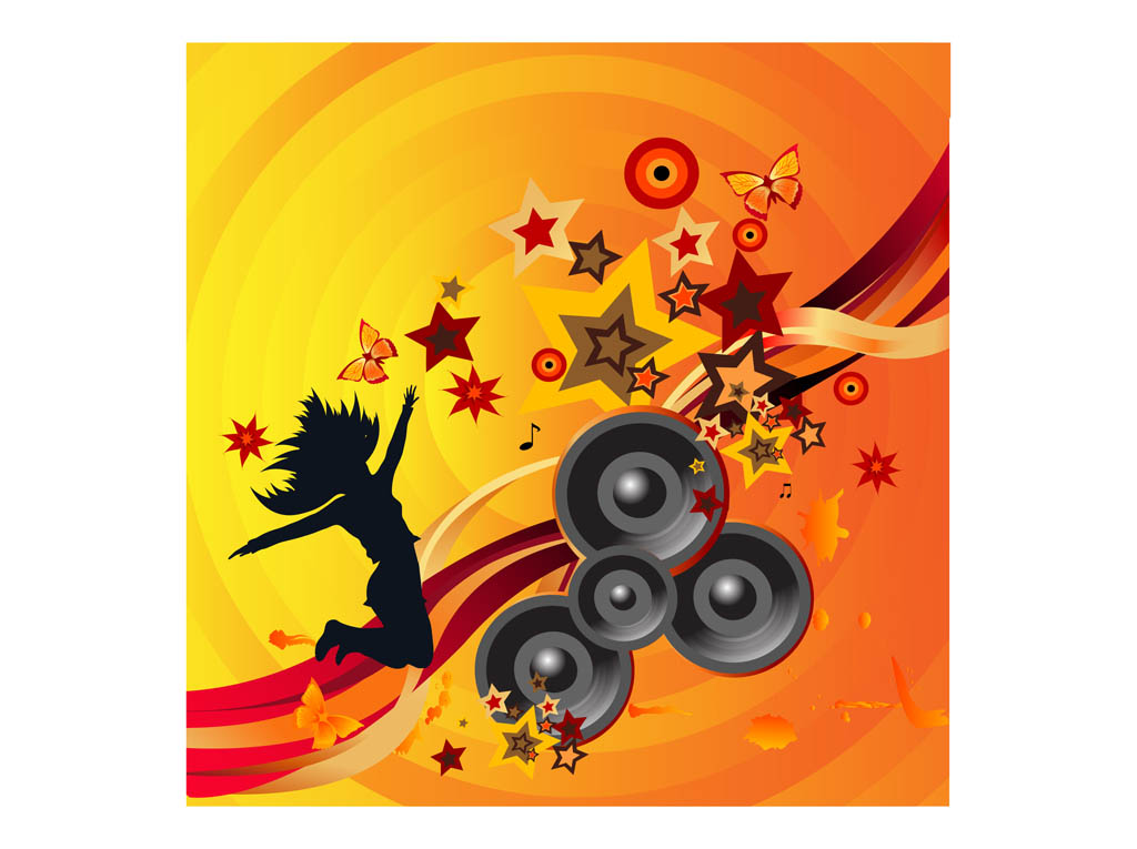 Dancing Girl Poster