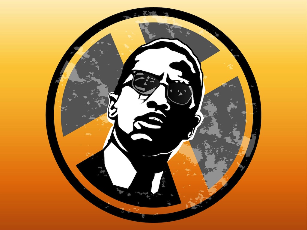 Malcolm X Badge