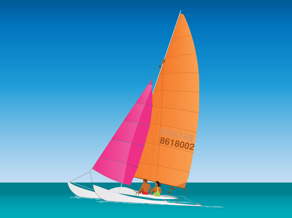 Sailing Couple Graphics