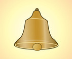 Golden Bell Vector