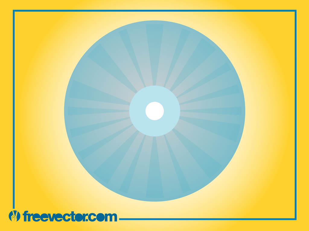 Stylized CD Illustration