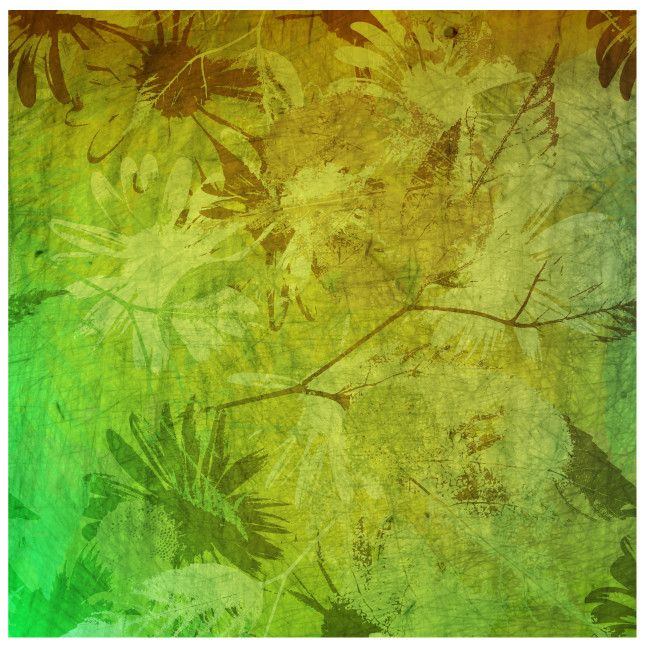 Grungy Floral Vector Background
