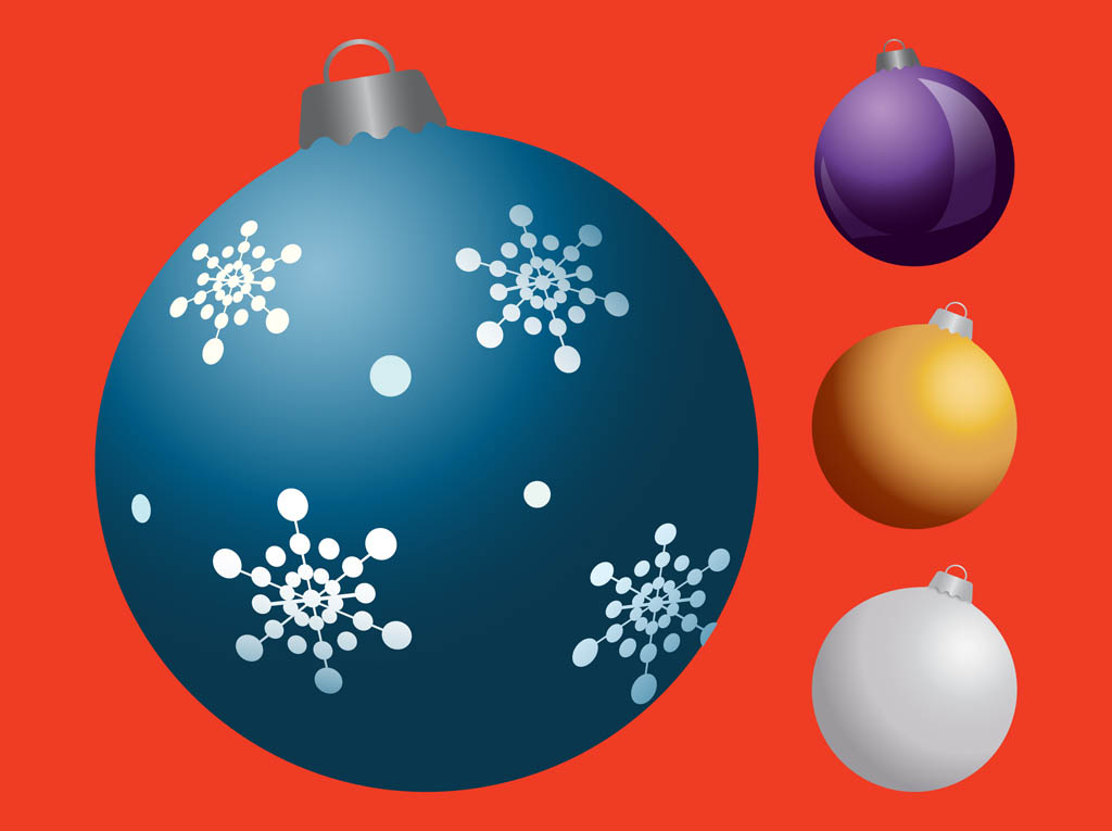 Christmas Balls Colorful Graphics