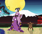 Geisha Background