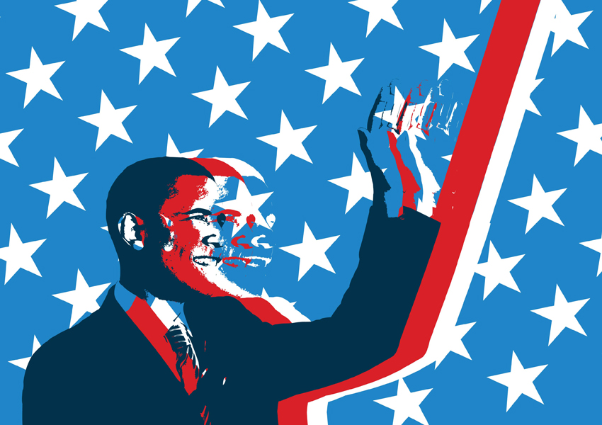 Obama Grunge Vector