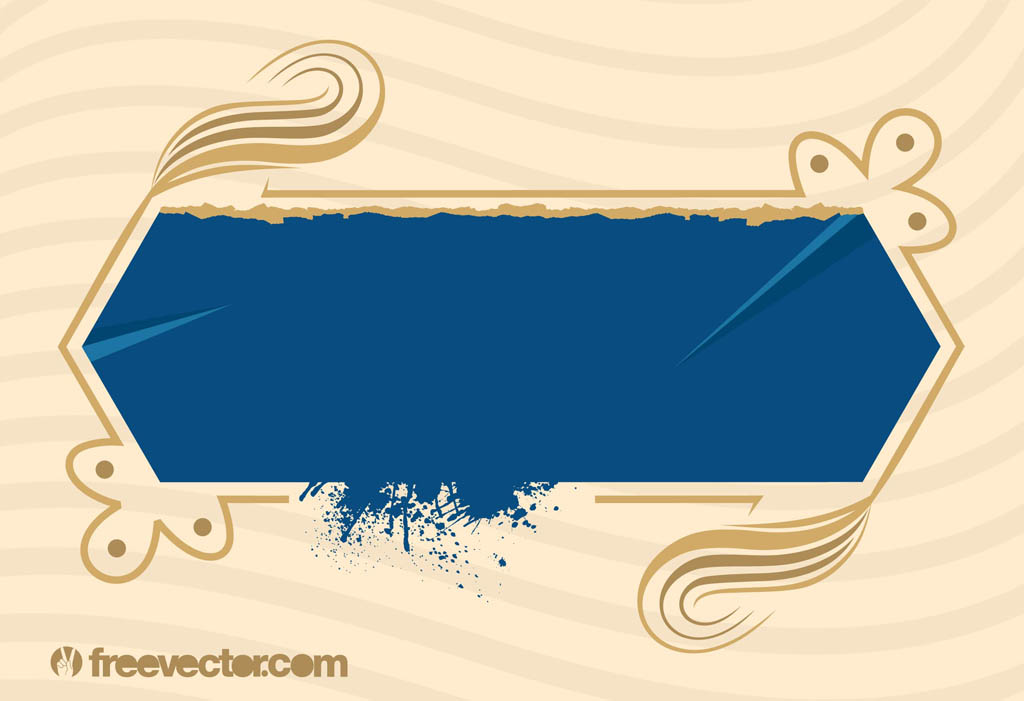 Blue Grunge Banner