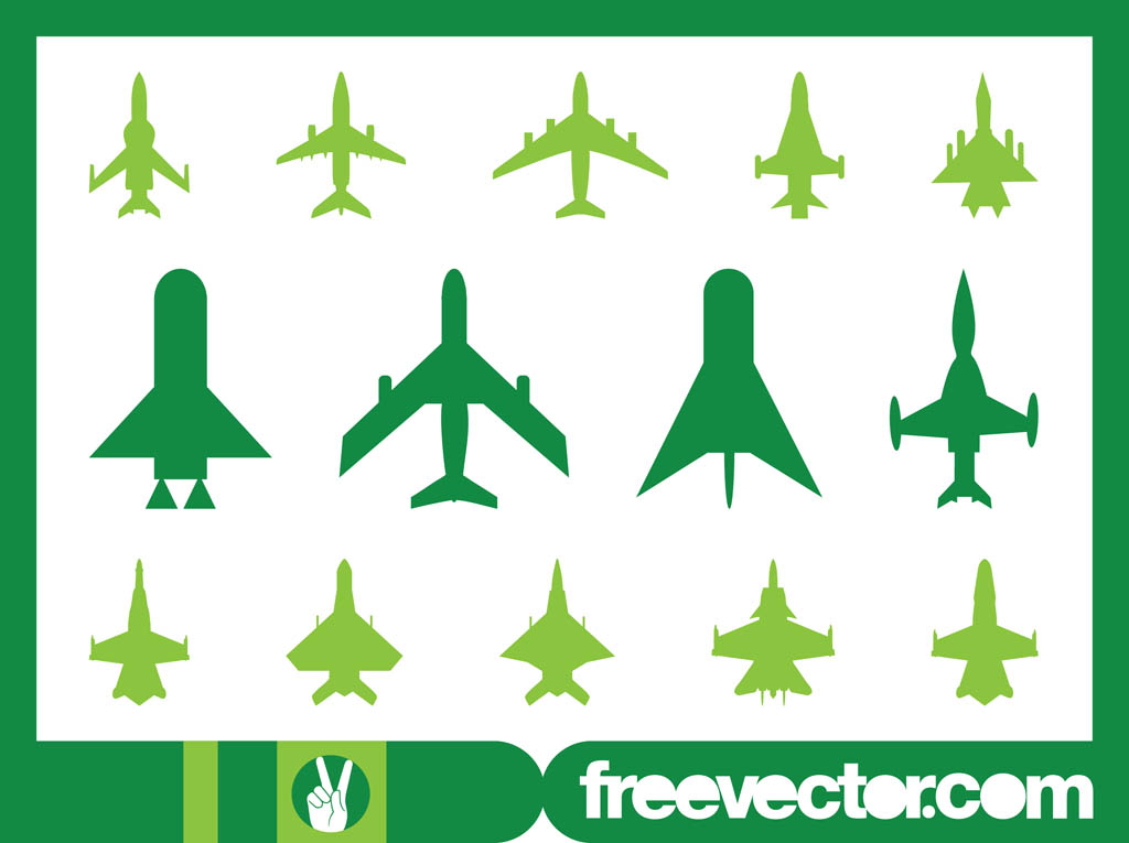 Military Planes Icons