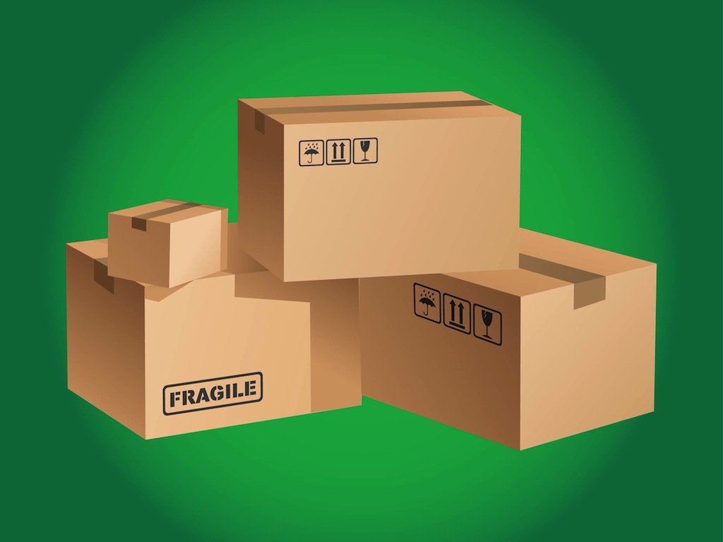 Download Cardboard Boxes Vector Vector Art & Graphics | freevector.com