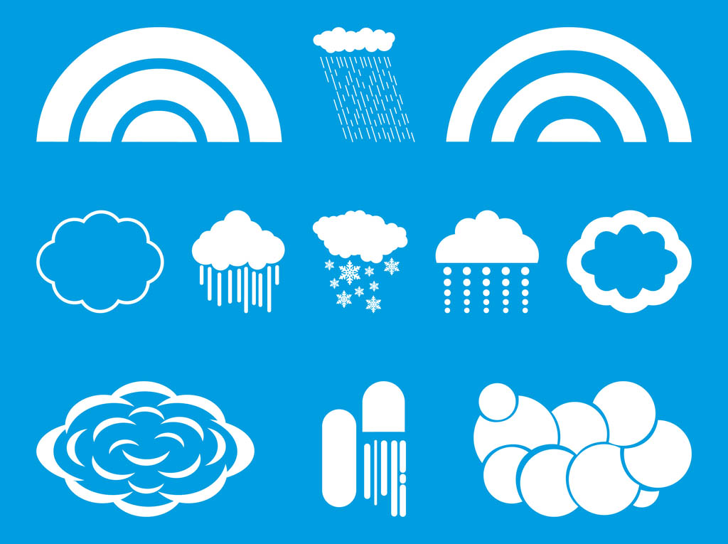 Clouds And Weather Set