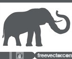 Elephant Vector Silhouette