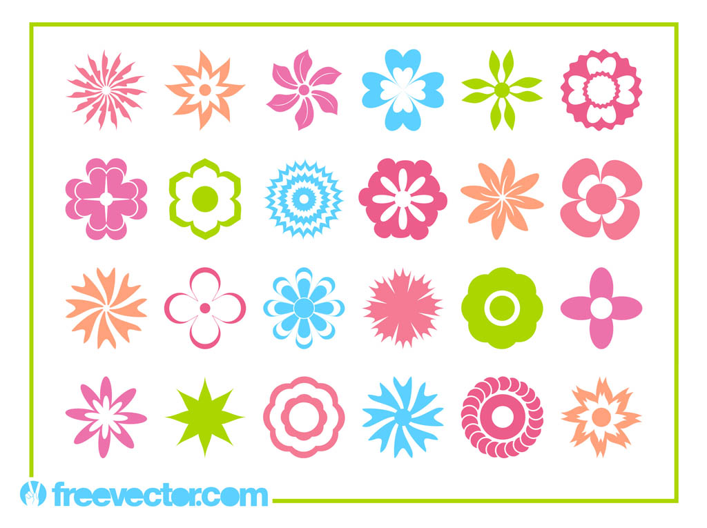 Floral Blossoms Icons