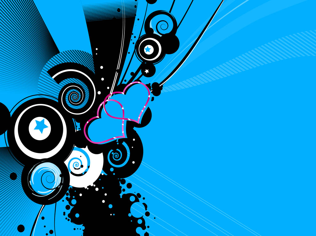 Abstract Background With Stars