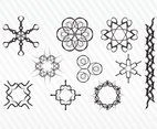 Decorative Sketch Vector Symbols