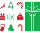 Christmas Objects Silhouettes