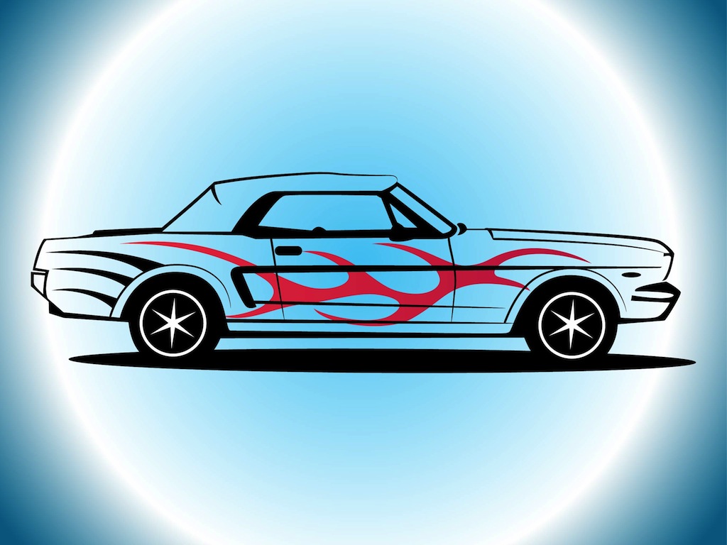 Mustang Vector Vector Art & Graphics 