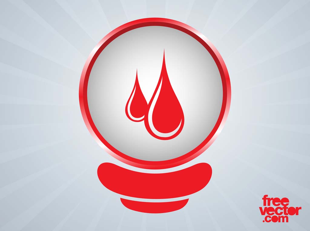 Blood Donation Icon Vector