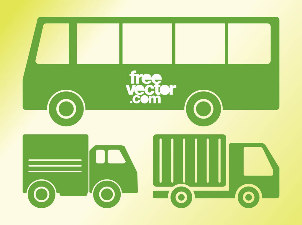 Vehicles Icons Vector