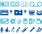 Audio Icons Set