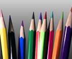 Colored Pencils Vector