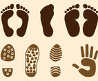 Foot And Hand Prints Set