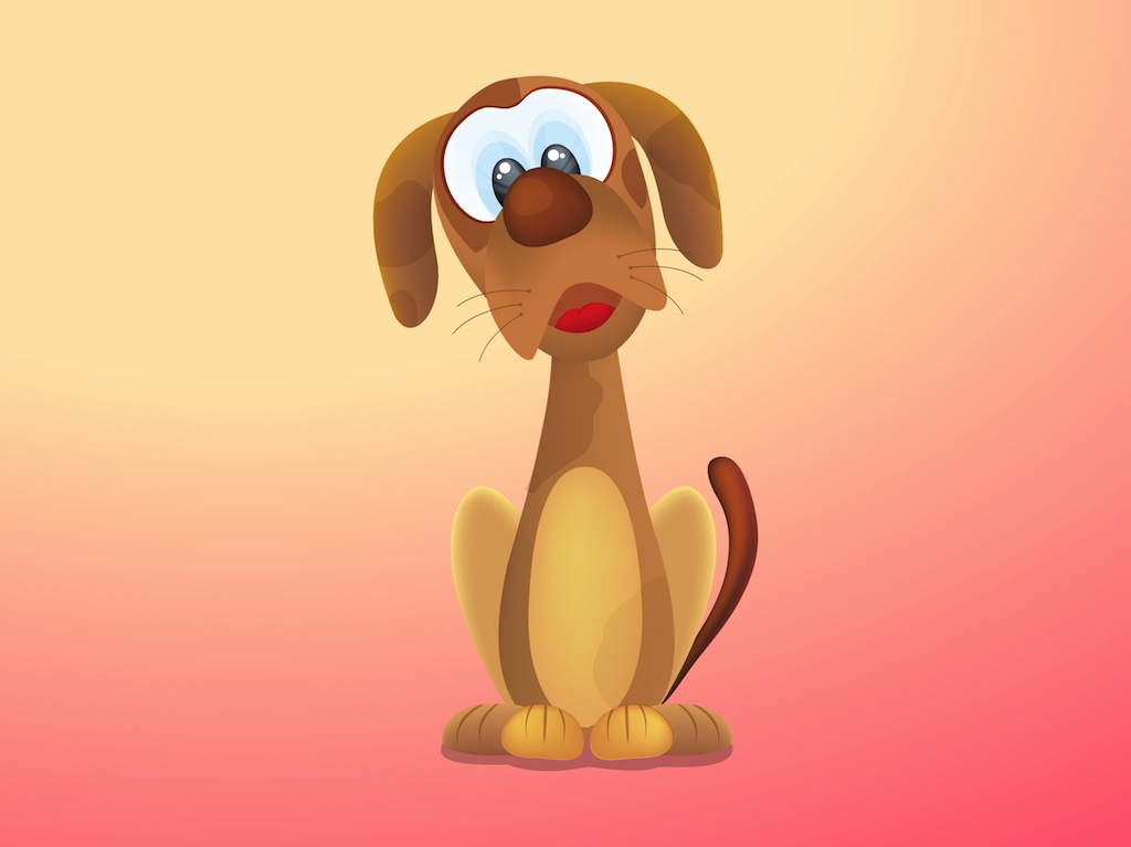 Cartoon Dog Vector Art & Graphics | freevector.com
