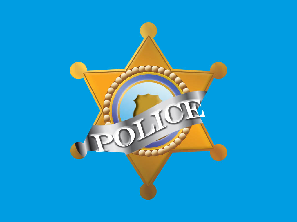 Police Badge Graphics Element