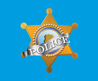 Police Badge Graphics Element