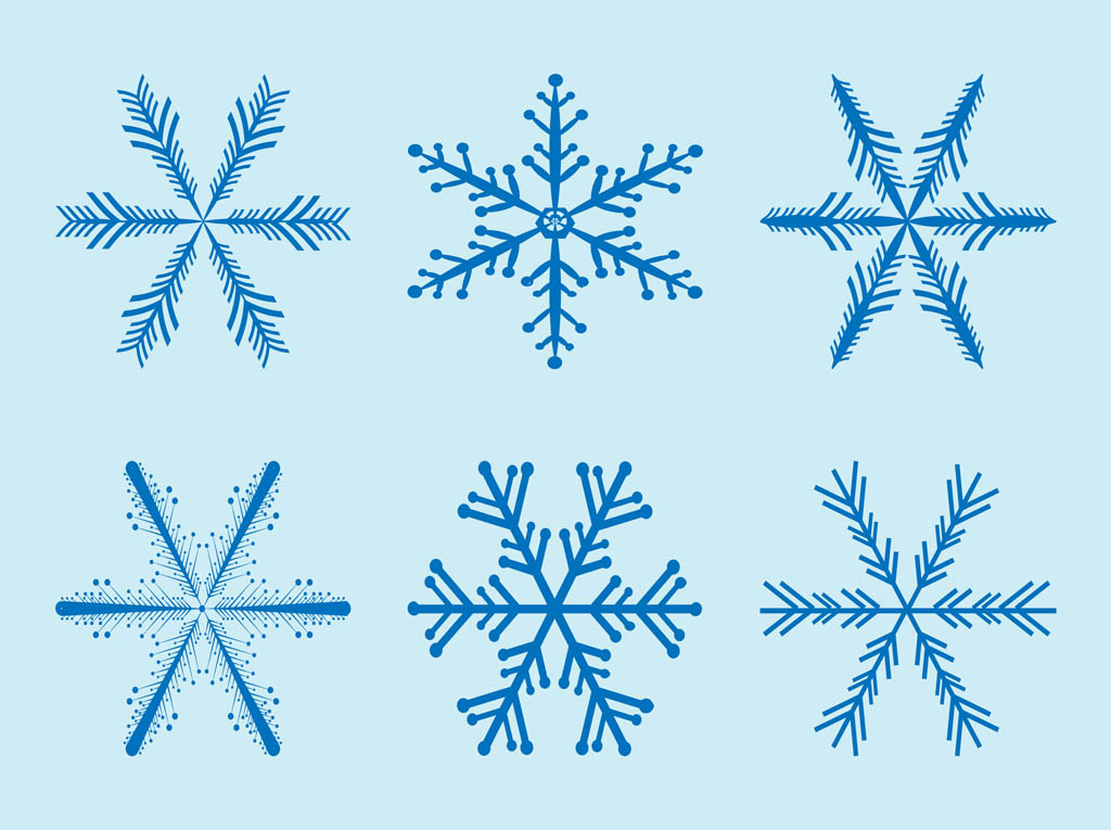 Snowflakes Vectors